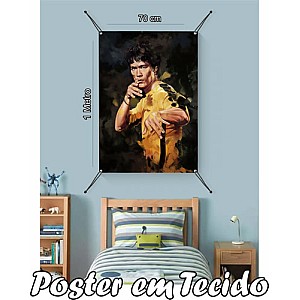 Bandeira Decorativa Bruce lee .Mod1